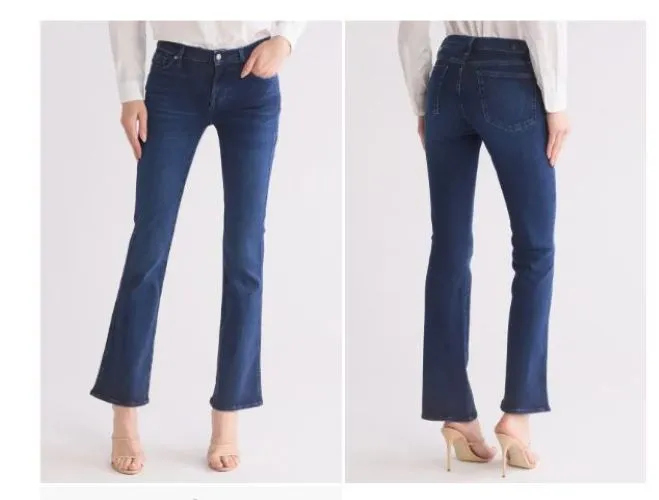 7 For All Mankind Kimmie Bootcut Tailorless Jeans