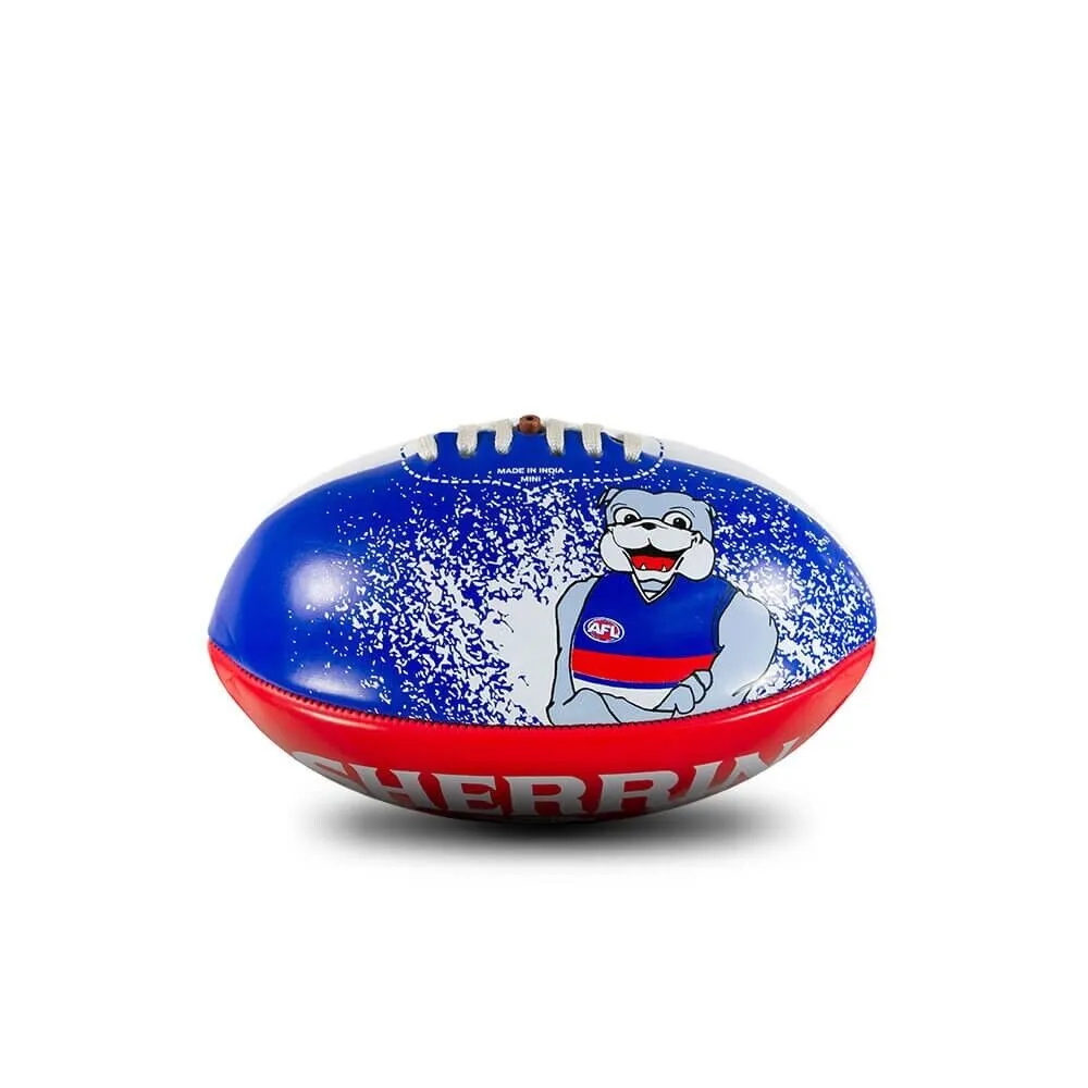 AFL PVC Mascot Football - Western Bulldogs - 20cm Ball