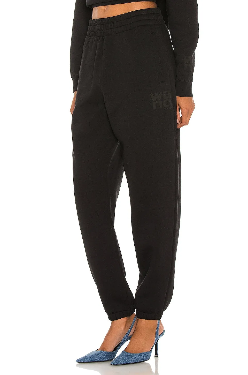 Alexander Wang Foundation Terry Classic Sweatpant, black