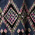 Aztec Print Longline Hooded Knit Jacket