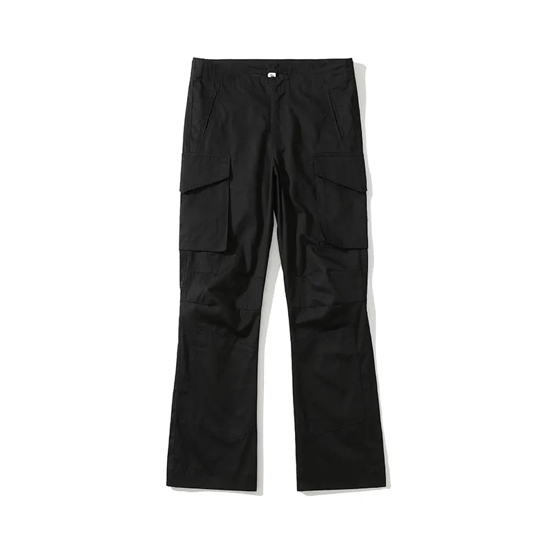 Back Zipper Pockets Retro Pants