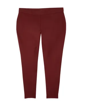 Ballart Ponte Pant | Burgundy