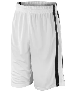 Basketball quick-dry shorts | White/Black