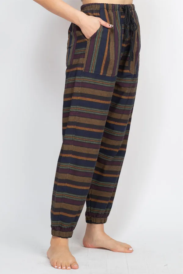 Beachy Boho Stripe Studio Pants