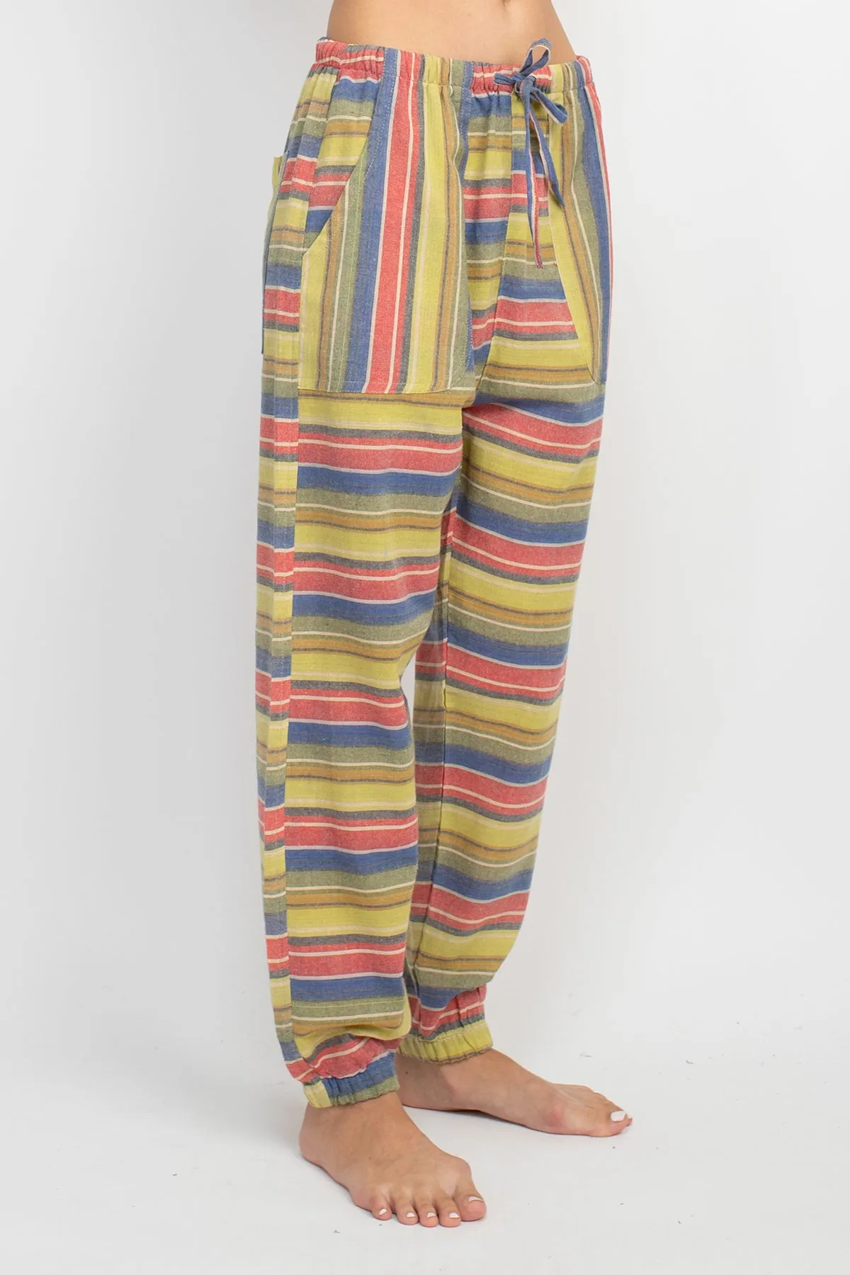 Beachy Boho Stripe Studio Pants