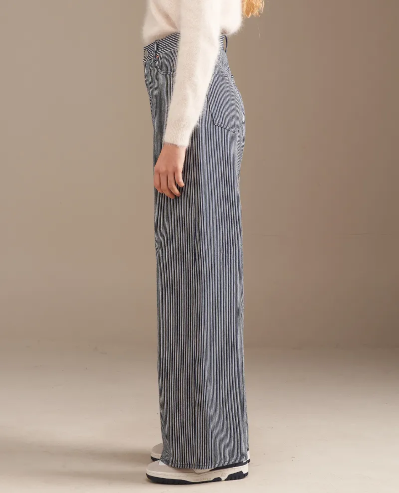 Bellerose Parthe Stone Wash Wide Leg Jeans