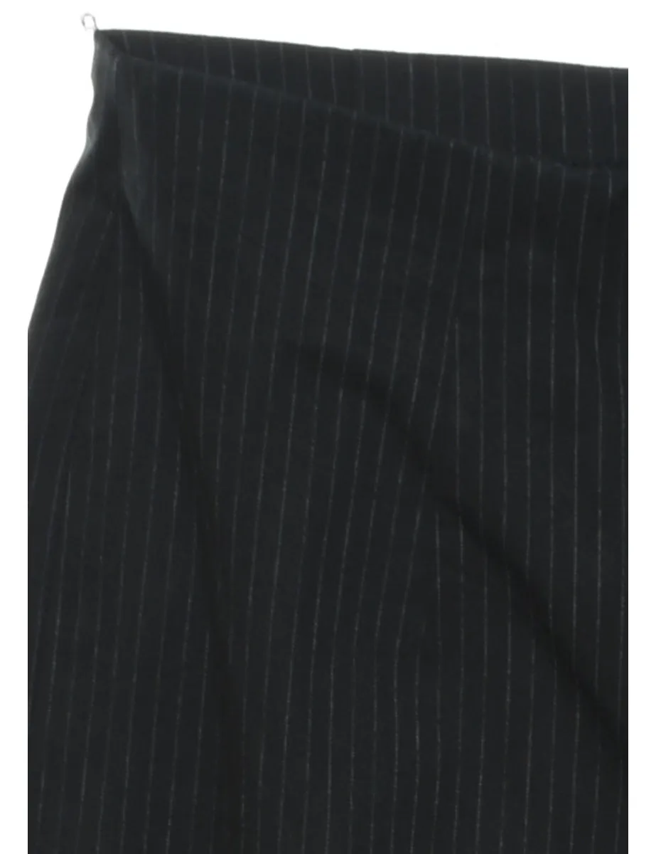 Black & White Classic Pinstriped Trousers - W26 L27