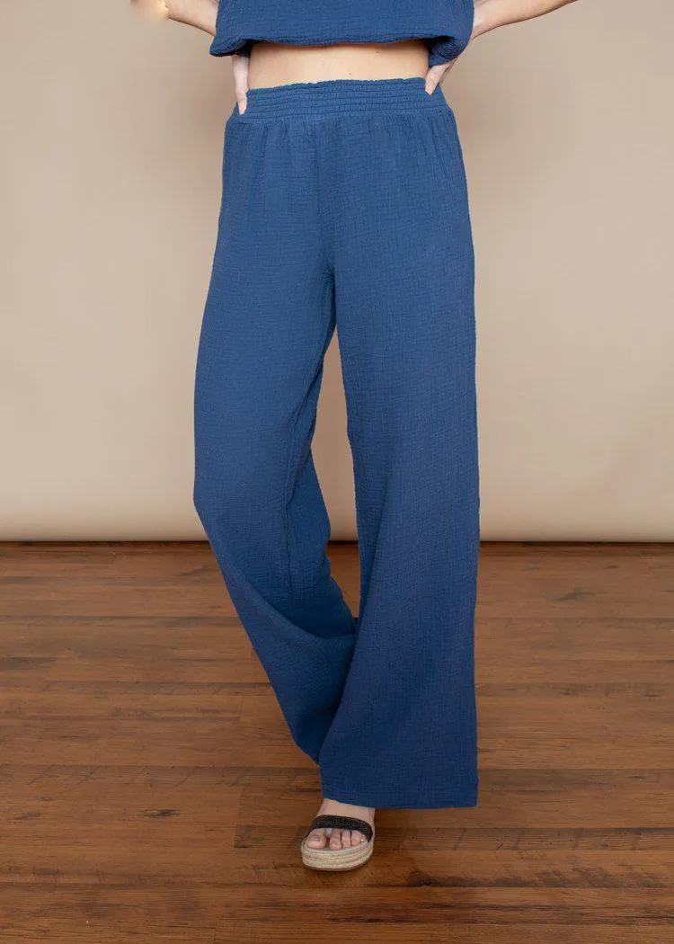 Bobi Cotton Beach Pant-Coast-***FINAL SALE***