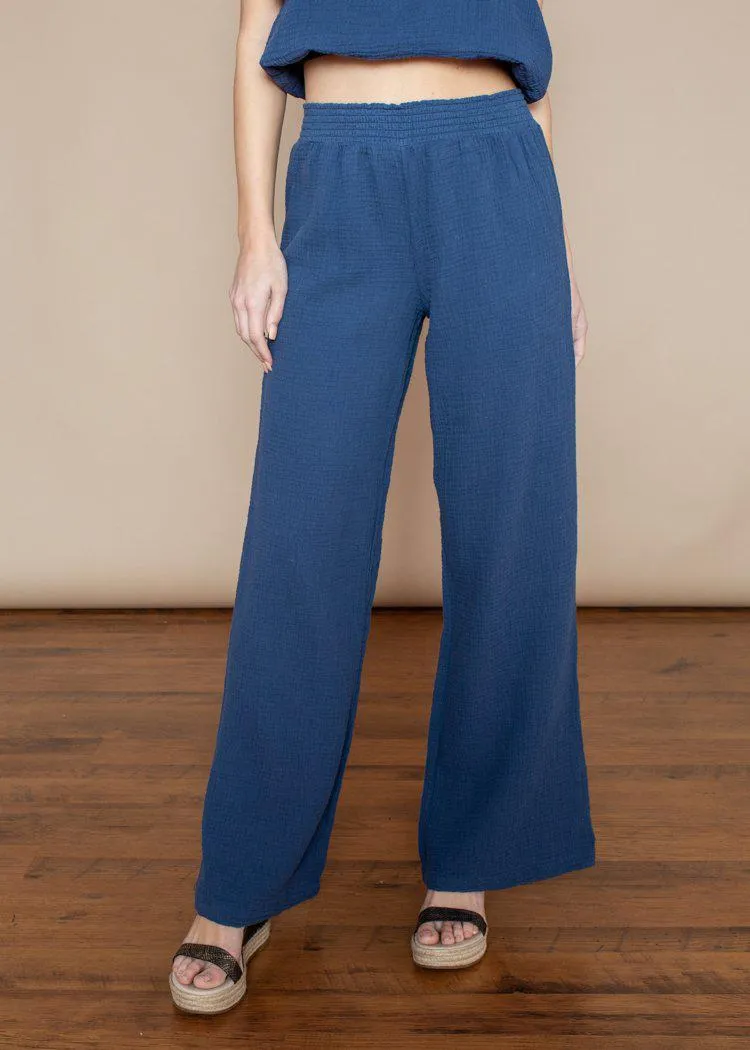 Bobi Cotton Beach Pant-Coast-***FINAL SALE***