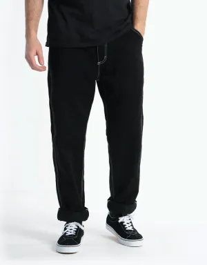 Carhartt WIP Penrod Pant - Black (Rinsed)