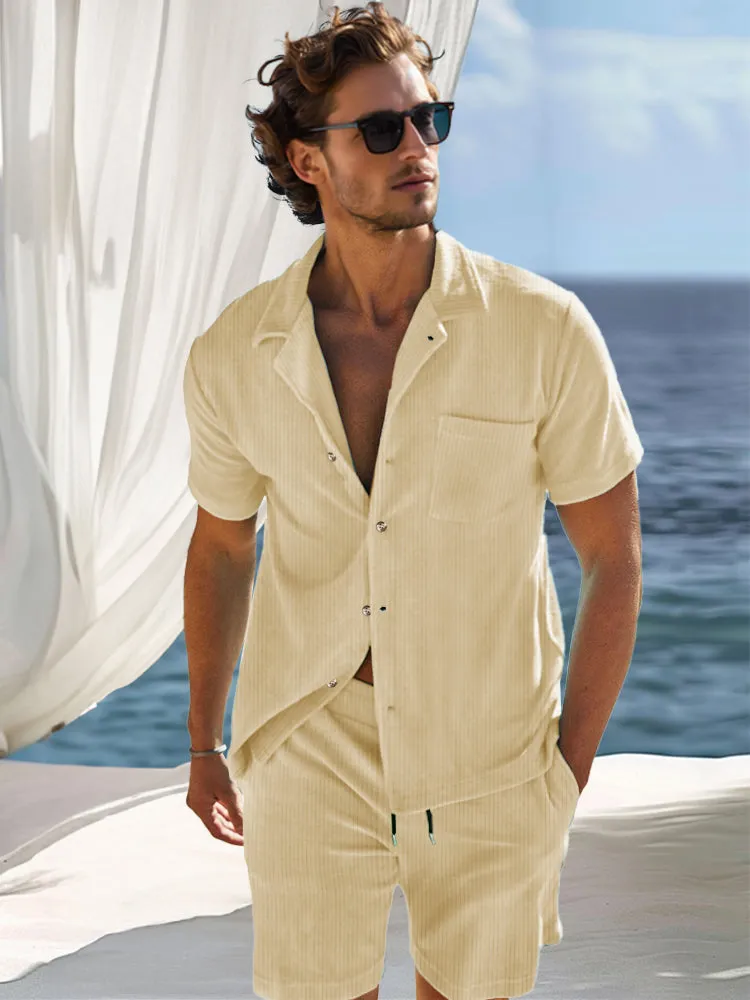 Casual Versatile Vacation Shirt Set