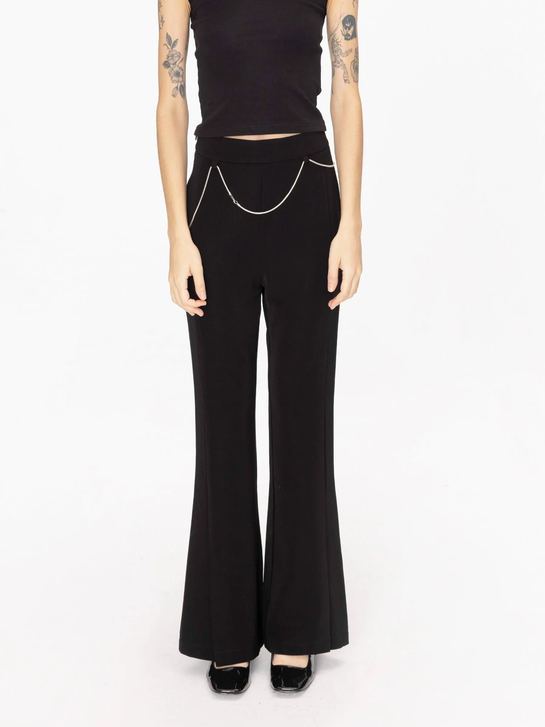 Classic Tailored Flared Trousers