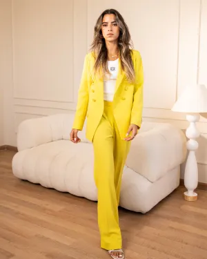 CLASSIC TROUSERS-YELLOW