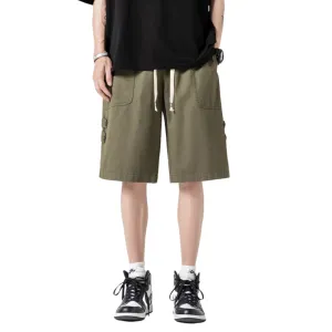 Classic Versatile Solid Color Cargo Shorts