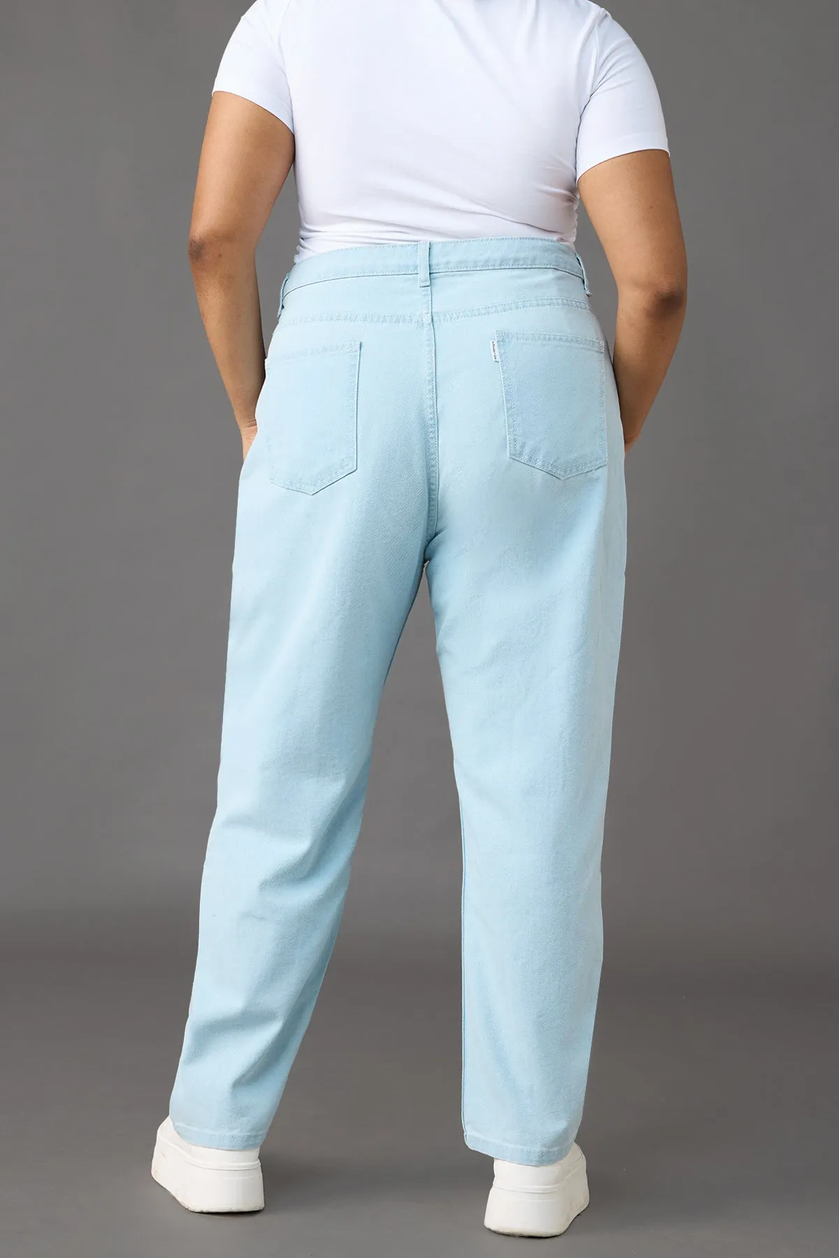 Cloud Nine Comfort High Waist Mom Jeans Curve