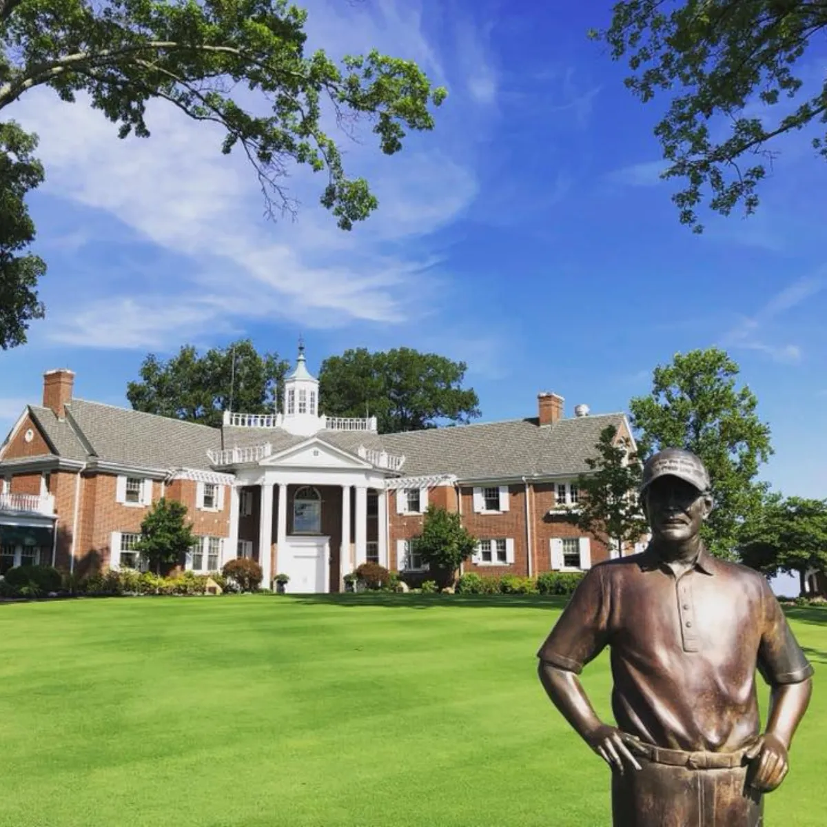 Custom Bronze Statue of Pete Dye