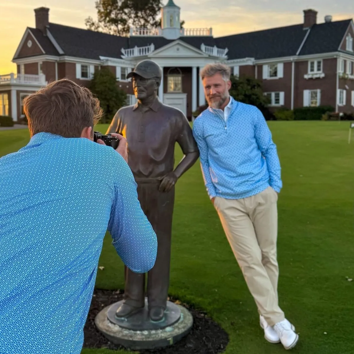 Custom Bronze Statue of Pete Dye