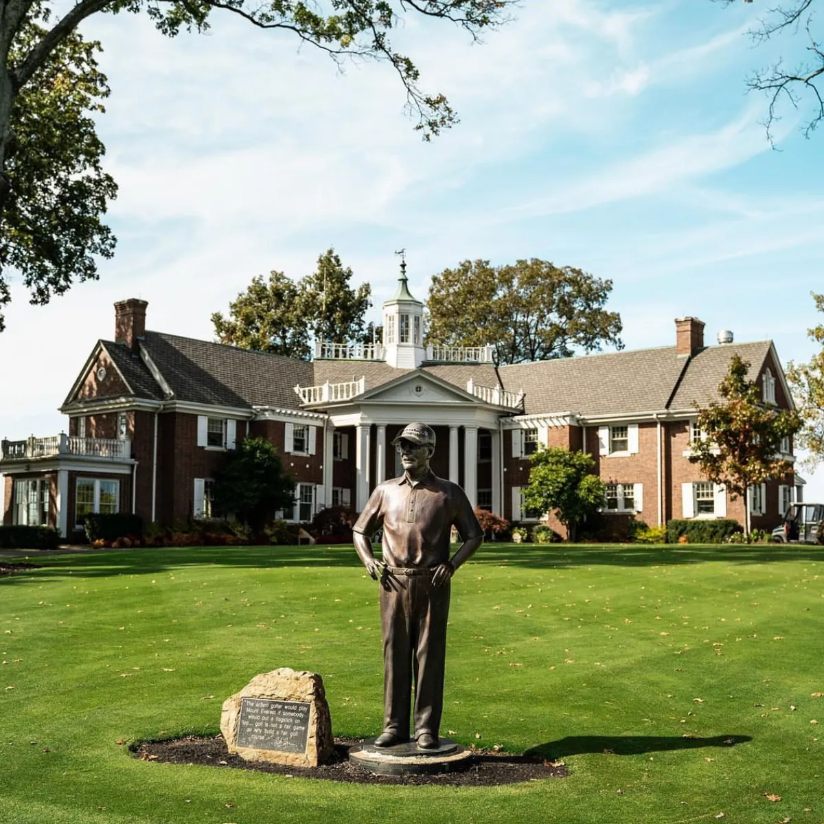 Custom Bronze Statue of Pete Dye