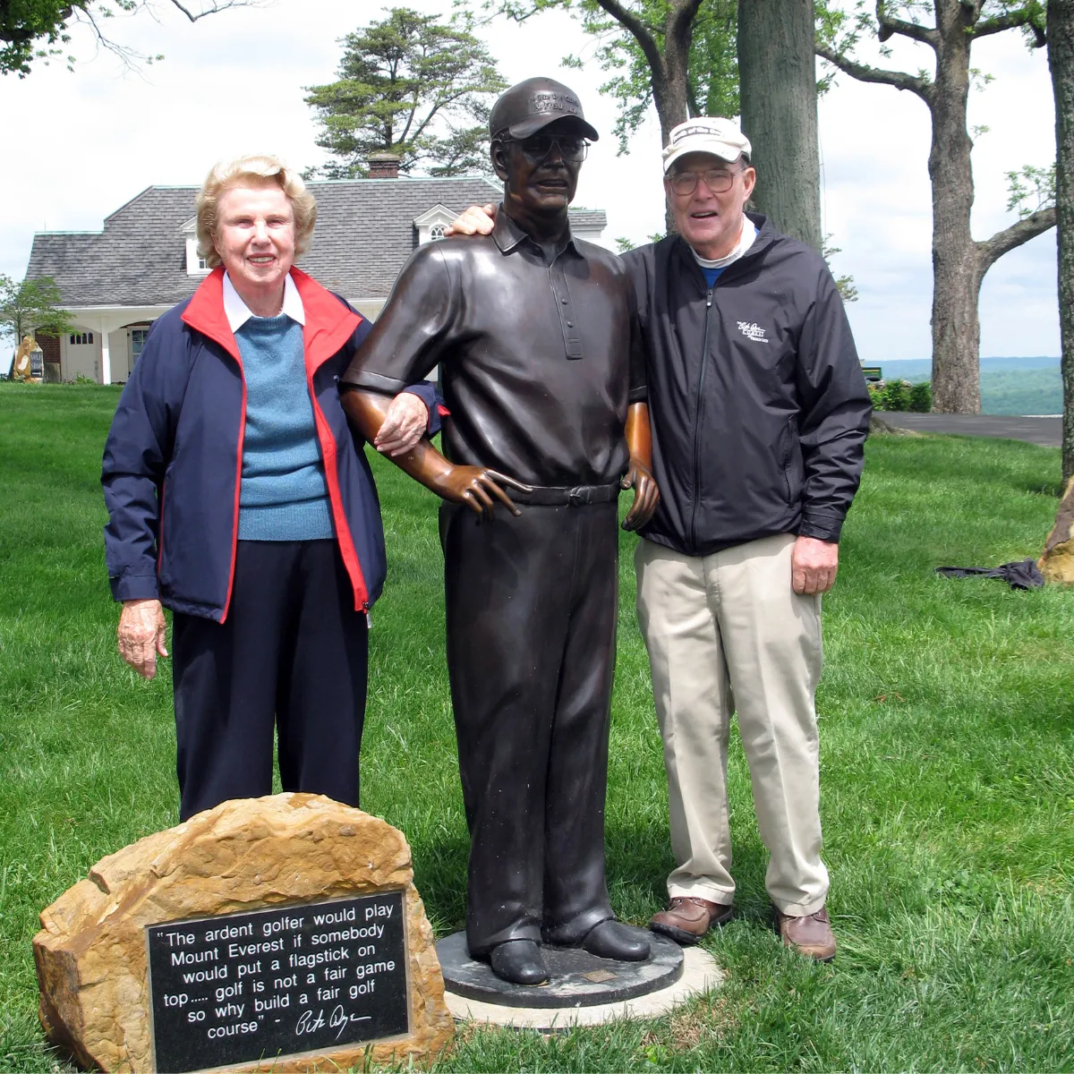 Custom Bronze Statue of Pete Dye