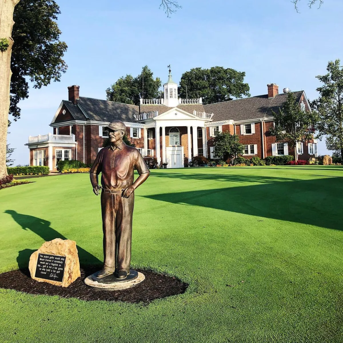 Custom Bronze Statue of Pete Dye