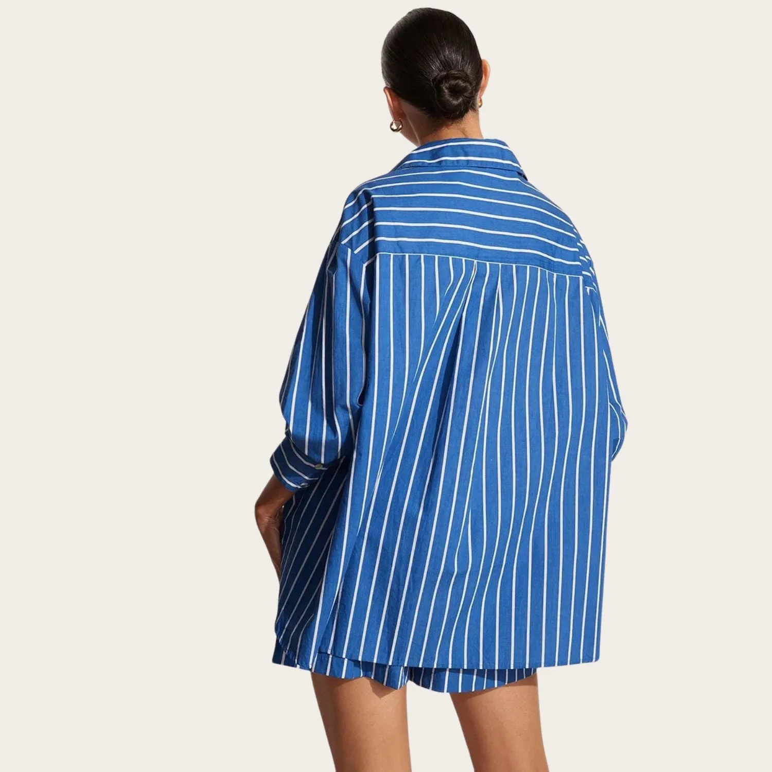 Daija Shirt (Adia Stripe Blue)