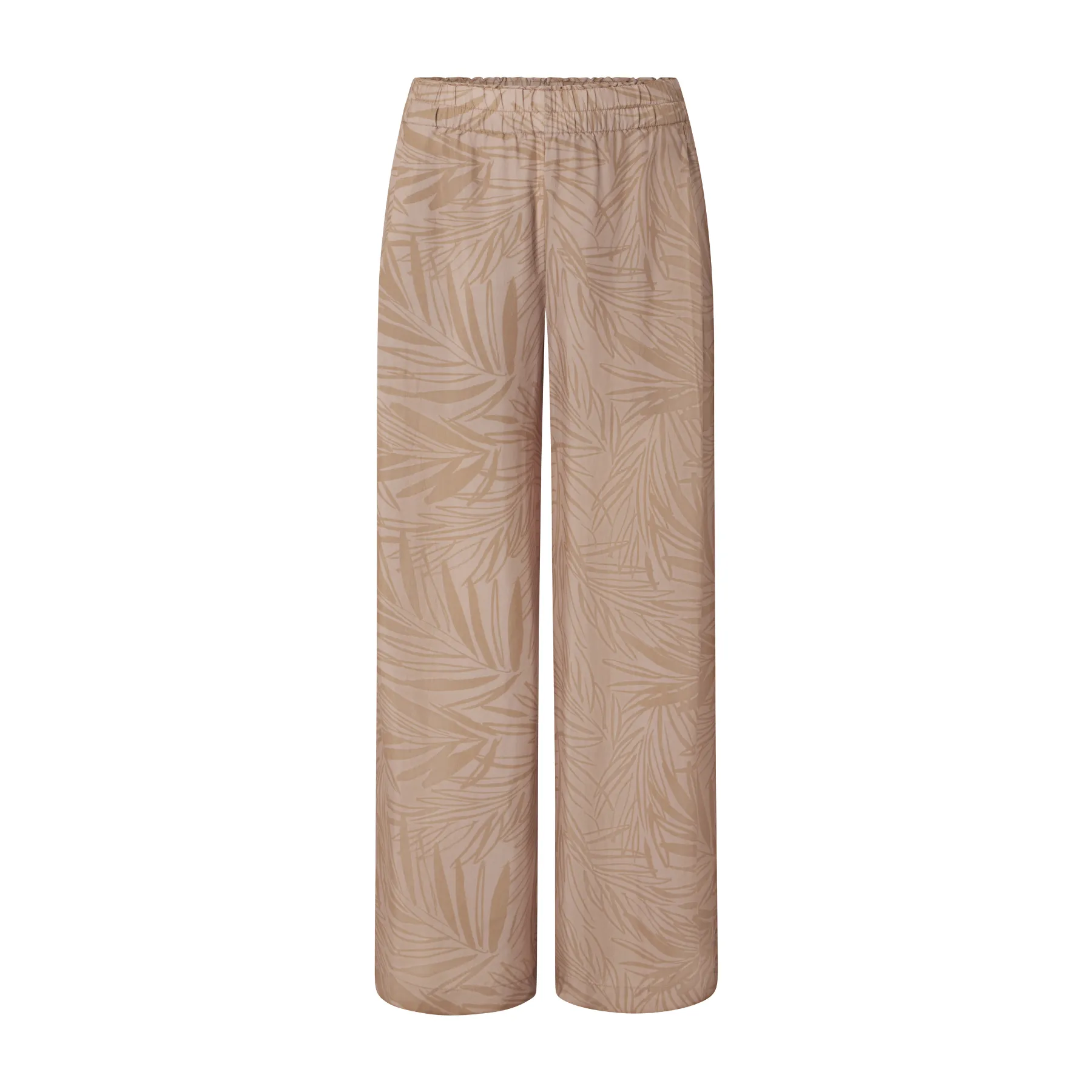 Day Trip Pant - Petite Palm Fronds Tan