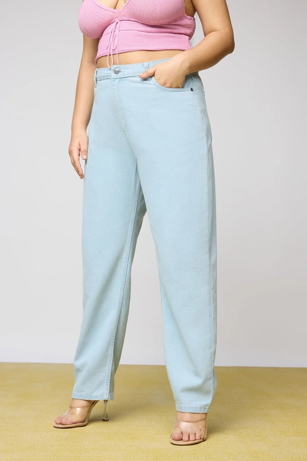 Dreamy Denim Curve Mom Fit Jeans