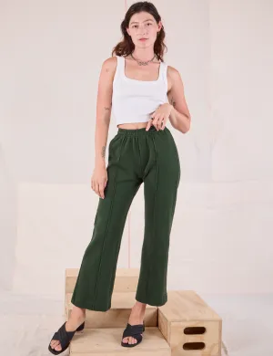 Easy Western Pants - Swamp Green