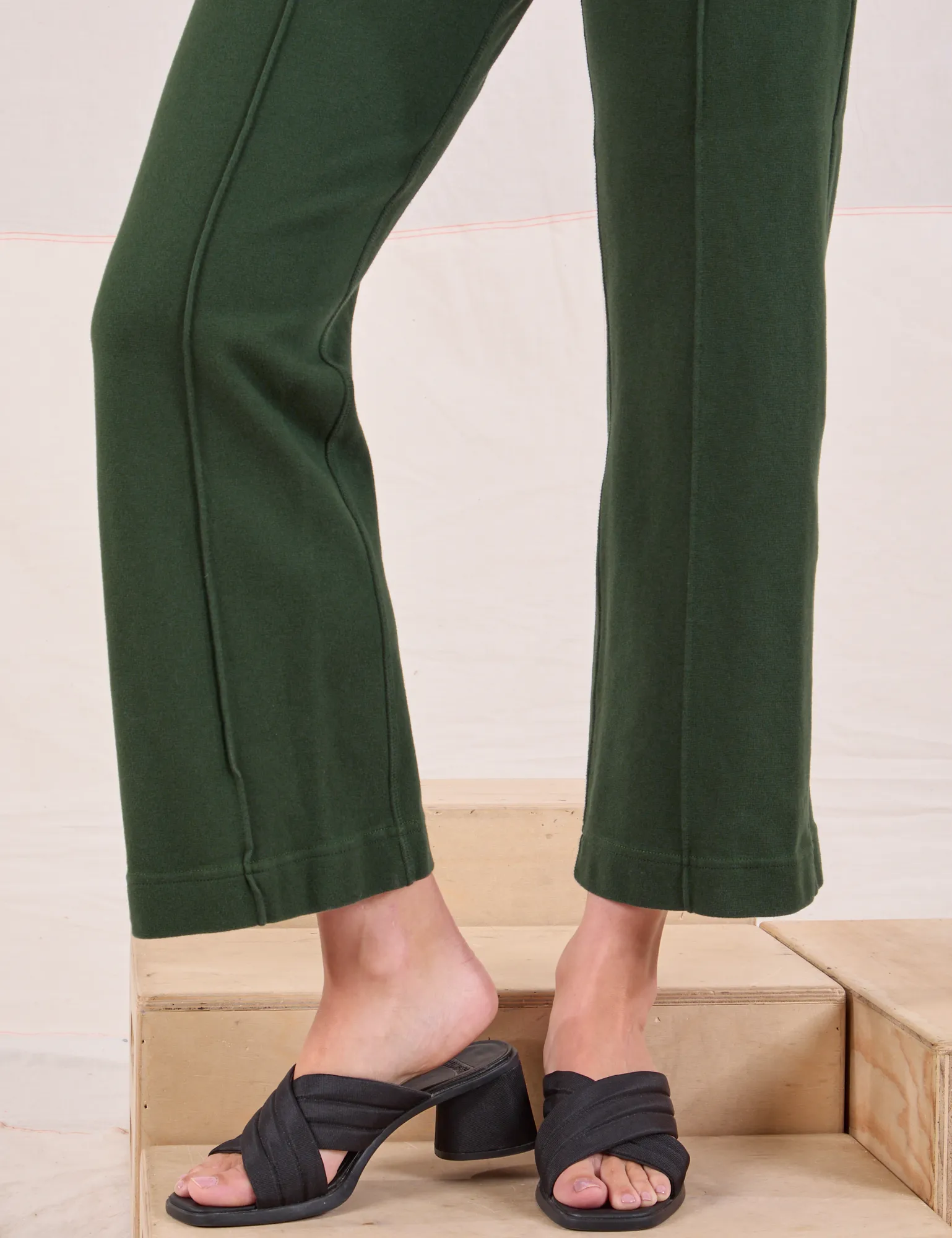 Easy Western Pants - Swamp Green