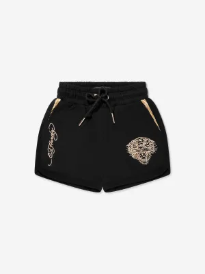 ED Hardy Girls Gold Label Shorts in Black