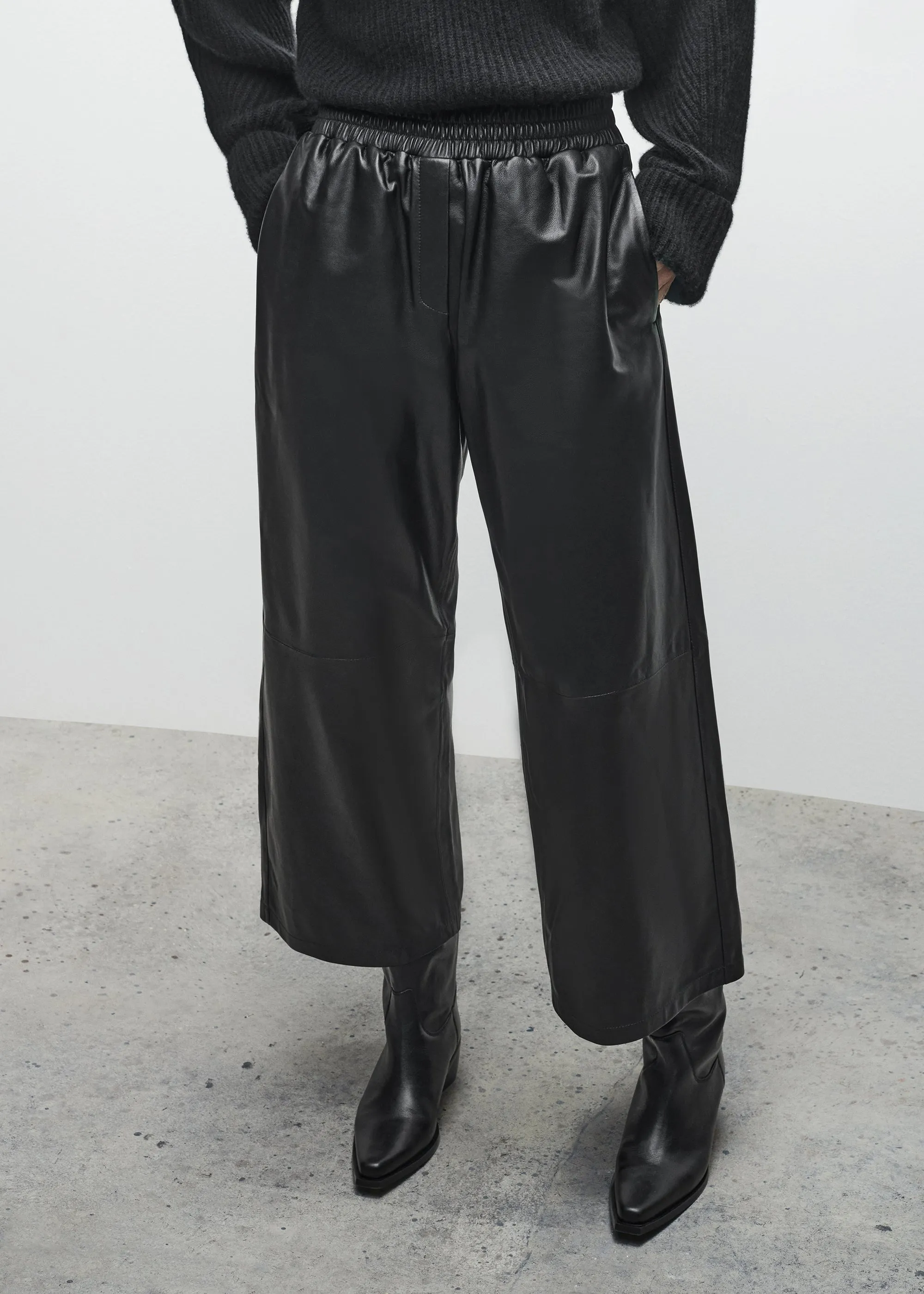 ELIZABETH | Leather Culotte