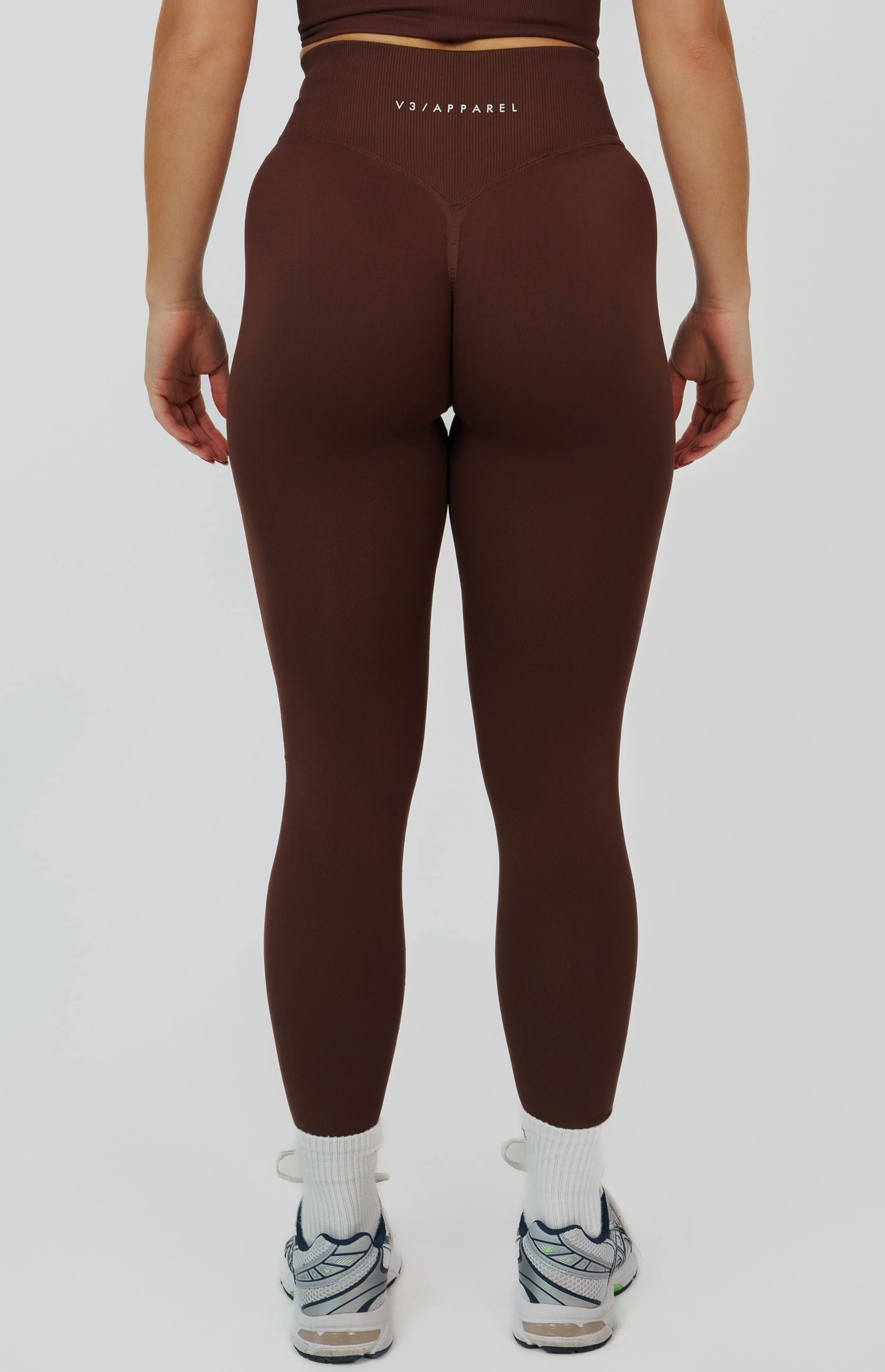 Form Seamless Scrunch Leggings - Chestnut Brown