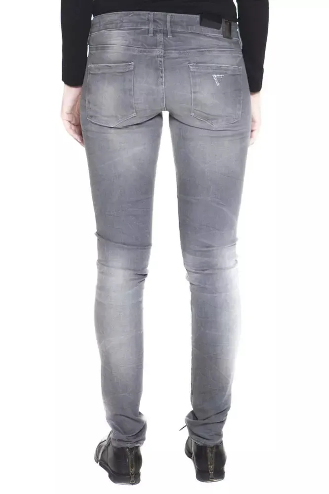 Guess Jeans Gray Cotton Women Jeans