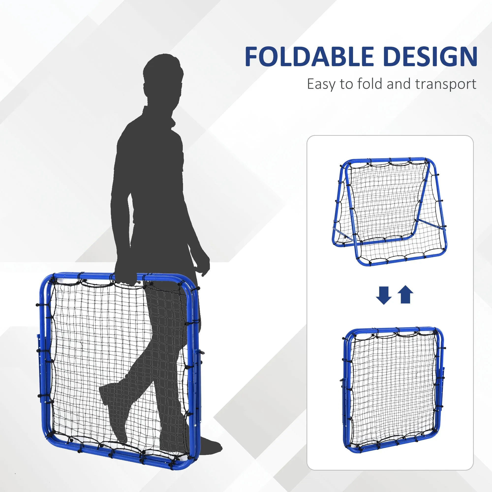 Homcom Football Rebounder Net