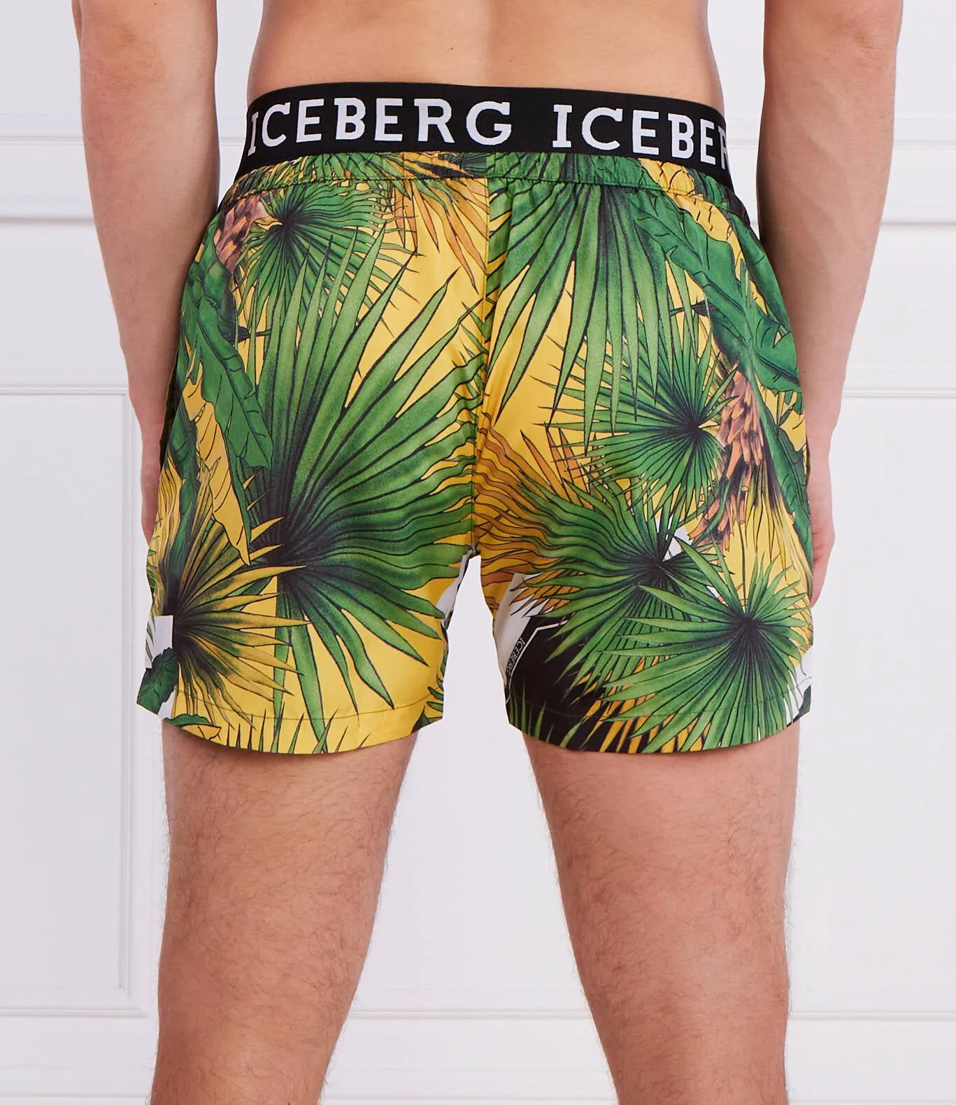 Iceberg Palms Swim Short (Yellow) - IICE3MBS01YEL