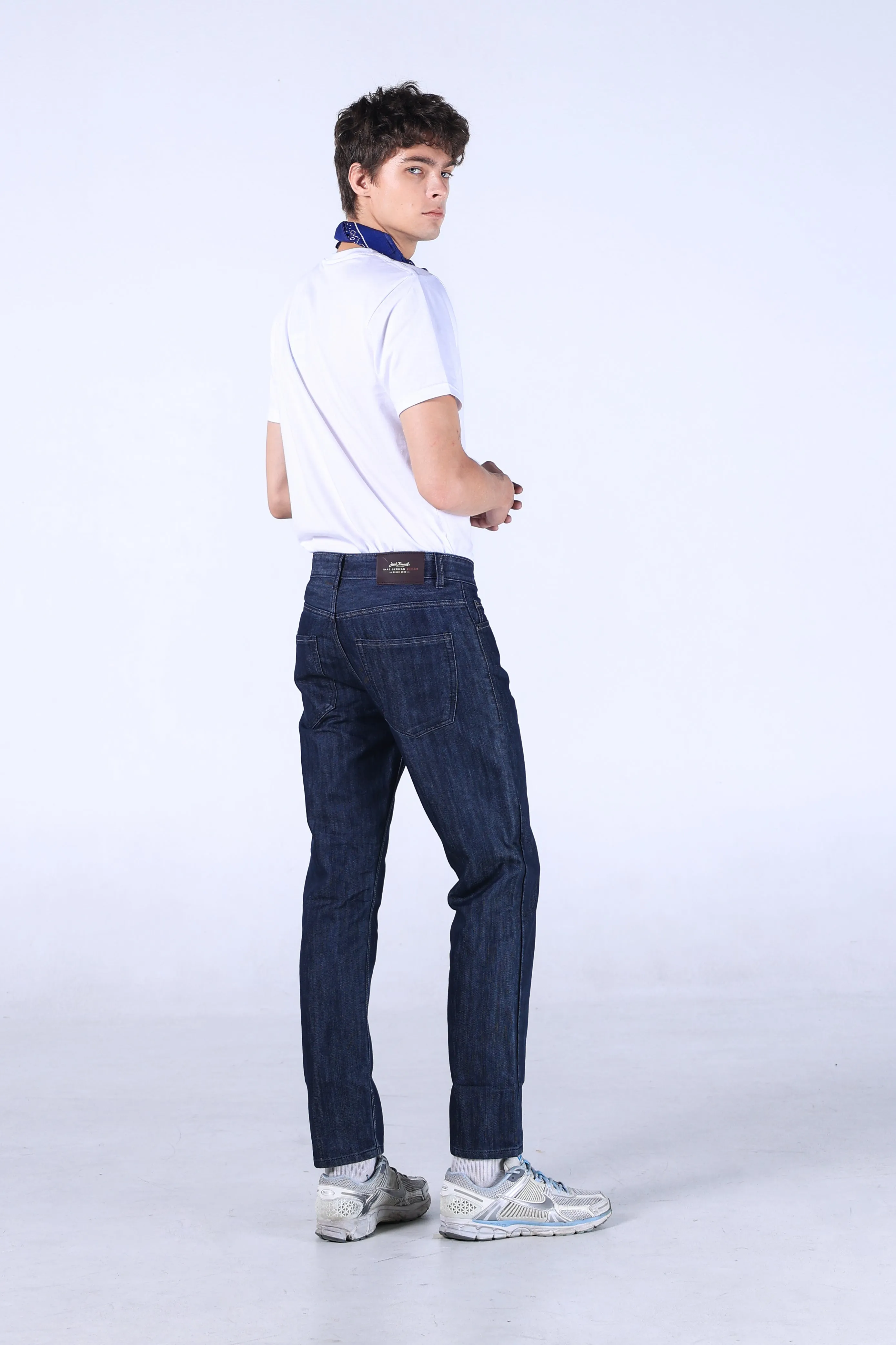 Jack Russel - Men Jeans - Klassik J-1194 Straight Fit Dark Blue