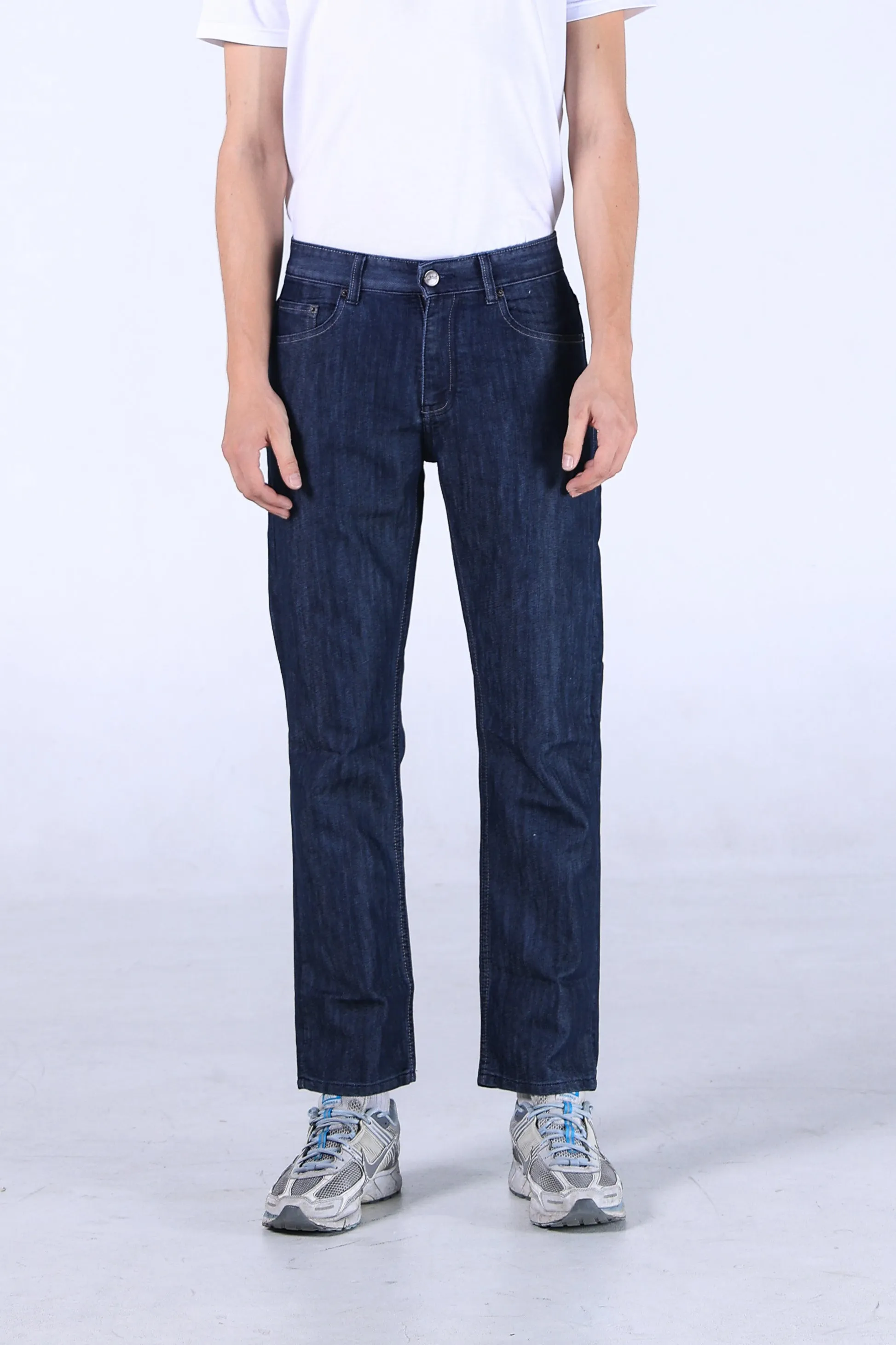 Jack Russel - Men Jeans - Klassik J-1194 Straight Fit Dark Blue