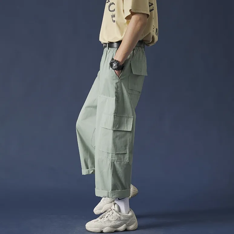 [Korean Style] 3 Color Casual Cargo Pants