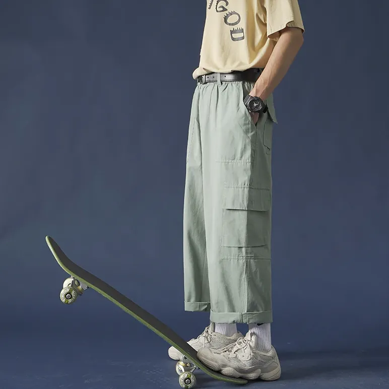 [Korean Style] 3 Color Casual Cargo Pants