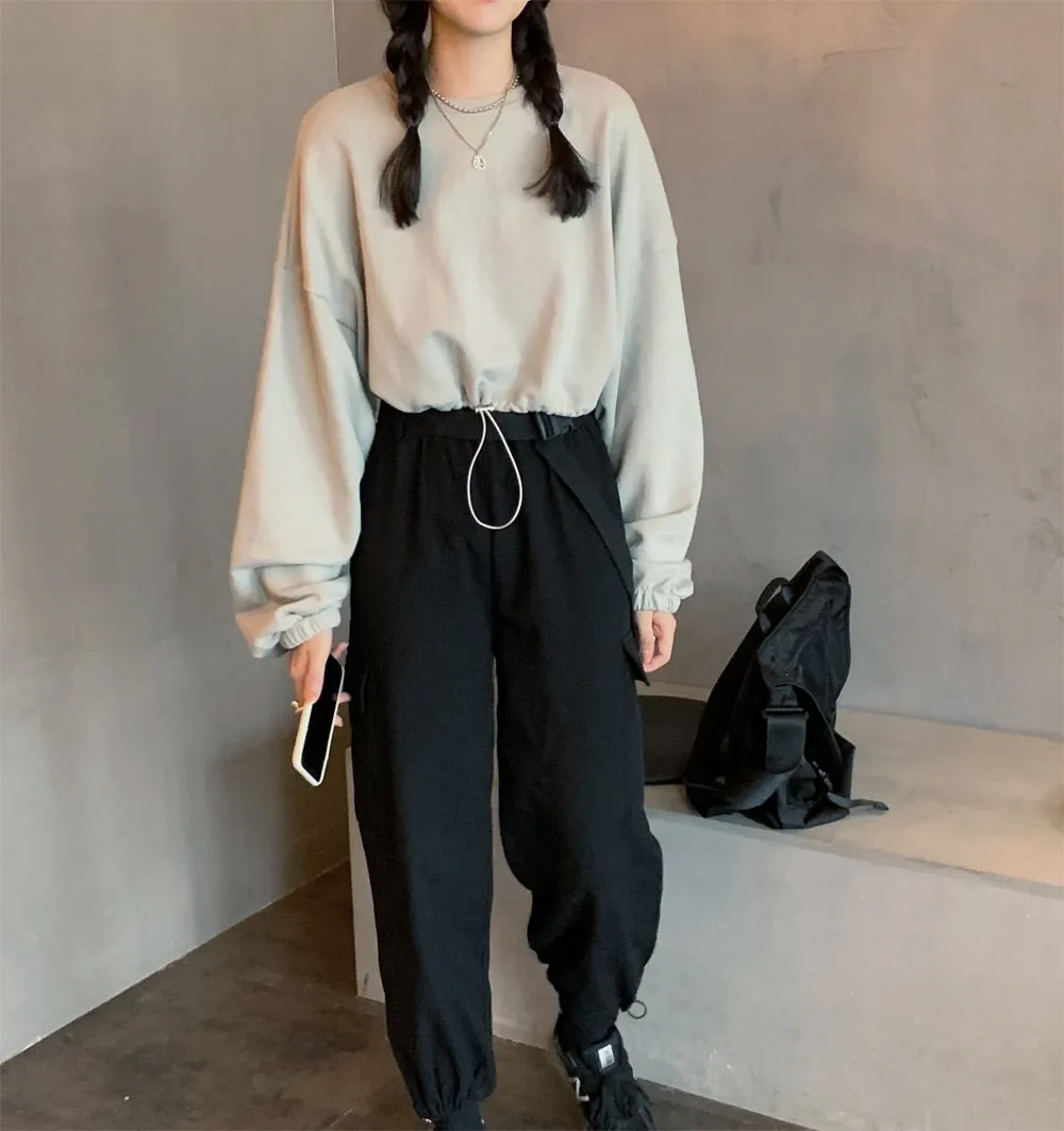 [Korean Style] Elaina drawstring 2 Piece Casual Set