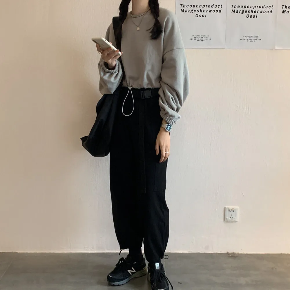 [Korean Style] Elaina drawstring 2 Piece Casual Set