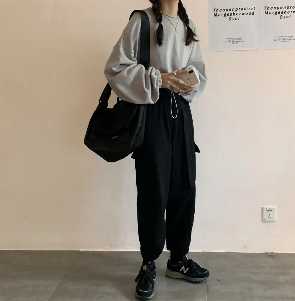 [Korean Style] Elaina drawstring 2 Piece Casual Set