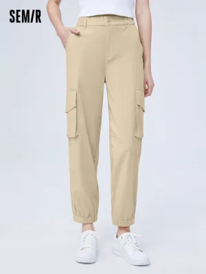 Ladies Nylon Viscose Stretch Cargo Pants