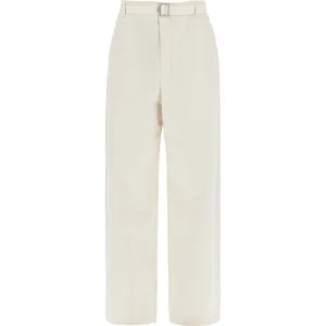 Lemaire straight-cut pants with belt