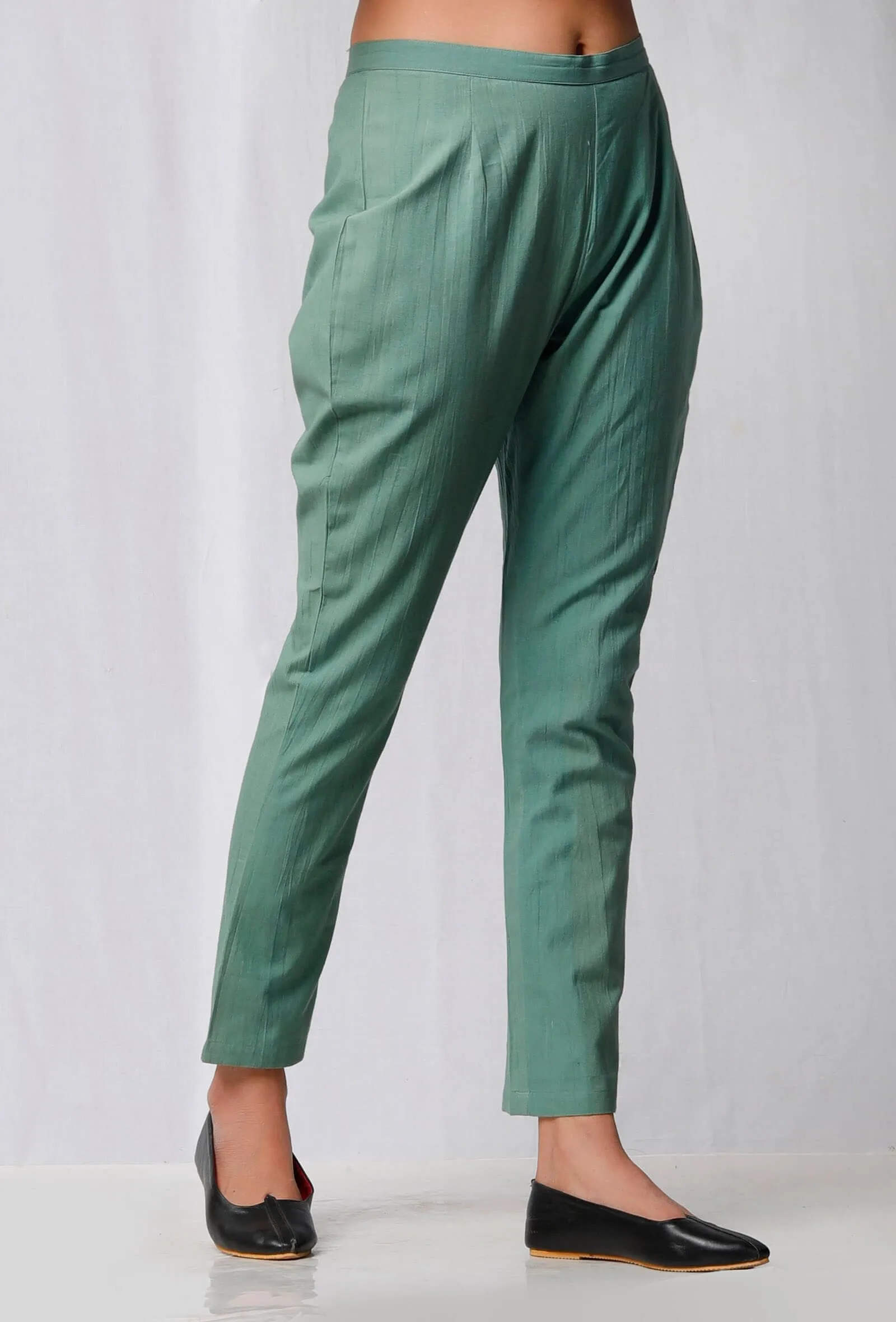 Light Sea Green Plain Pants