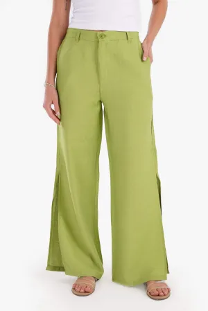 Linen Lounge Pants with Slits