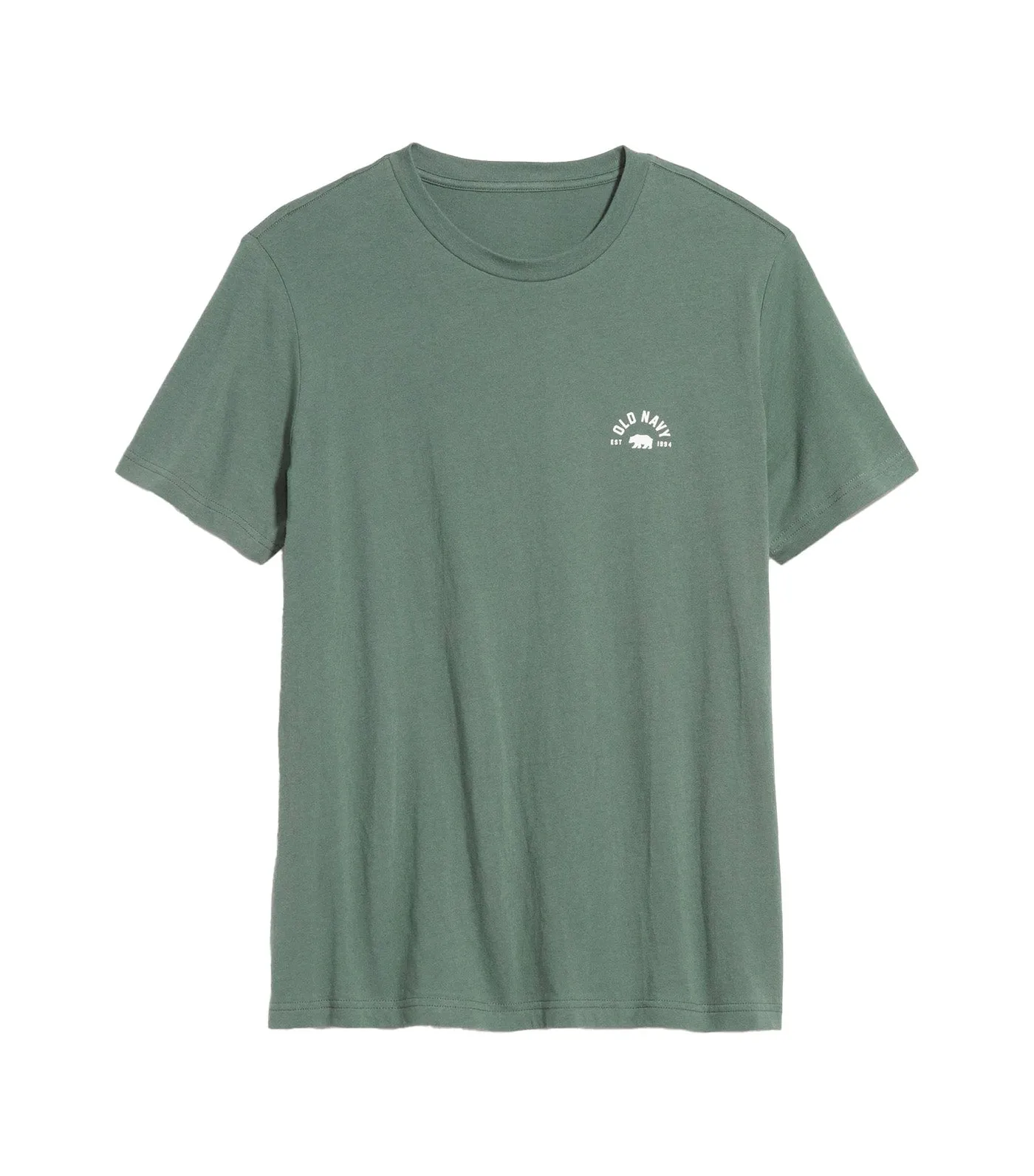 Logo Graphic T-Shirt for Men Terrestrial Green