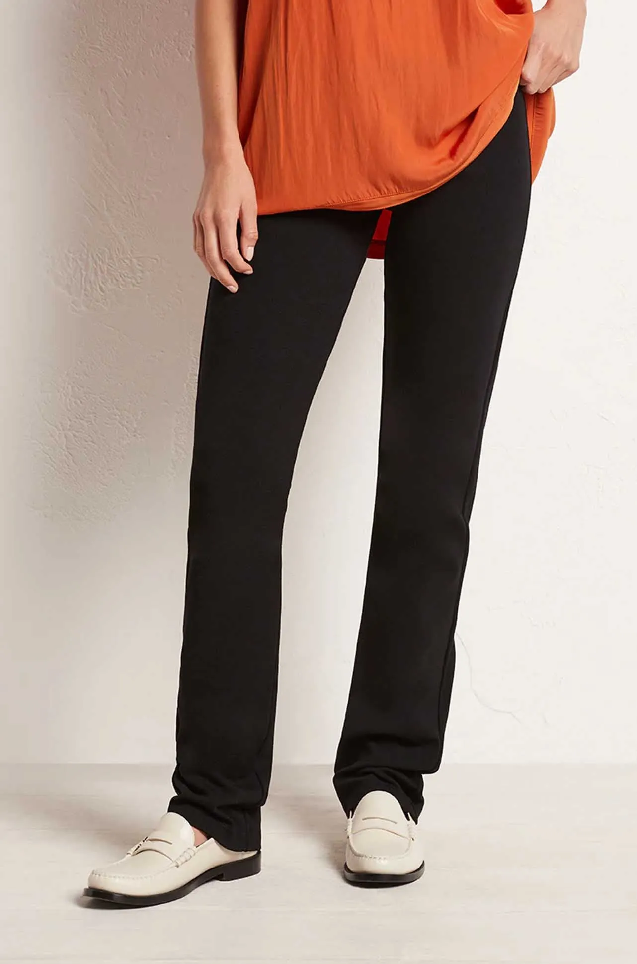 Mela Purdie - Slim Leg Pant in Polished Ponte