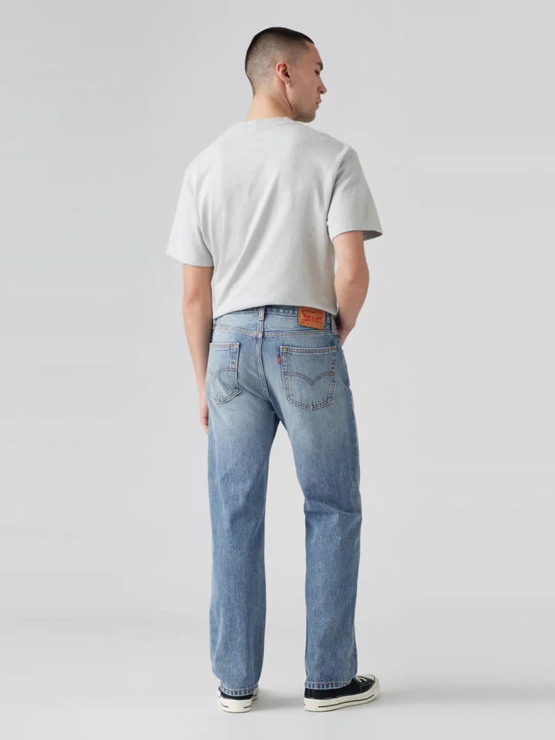 Men's 555 96 Relaxed Straight Fit Blue Jeans