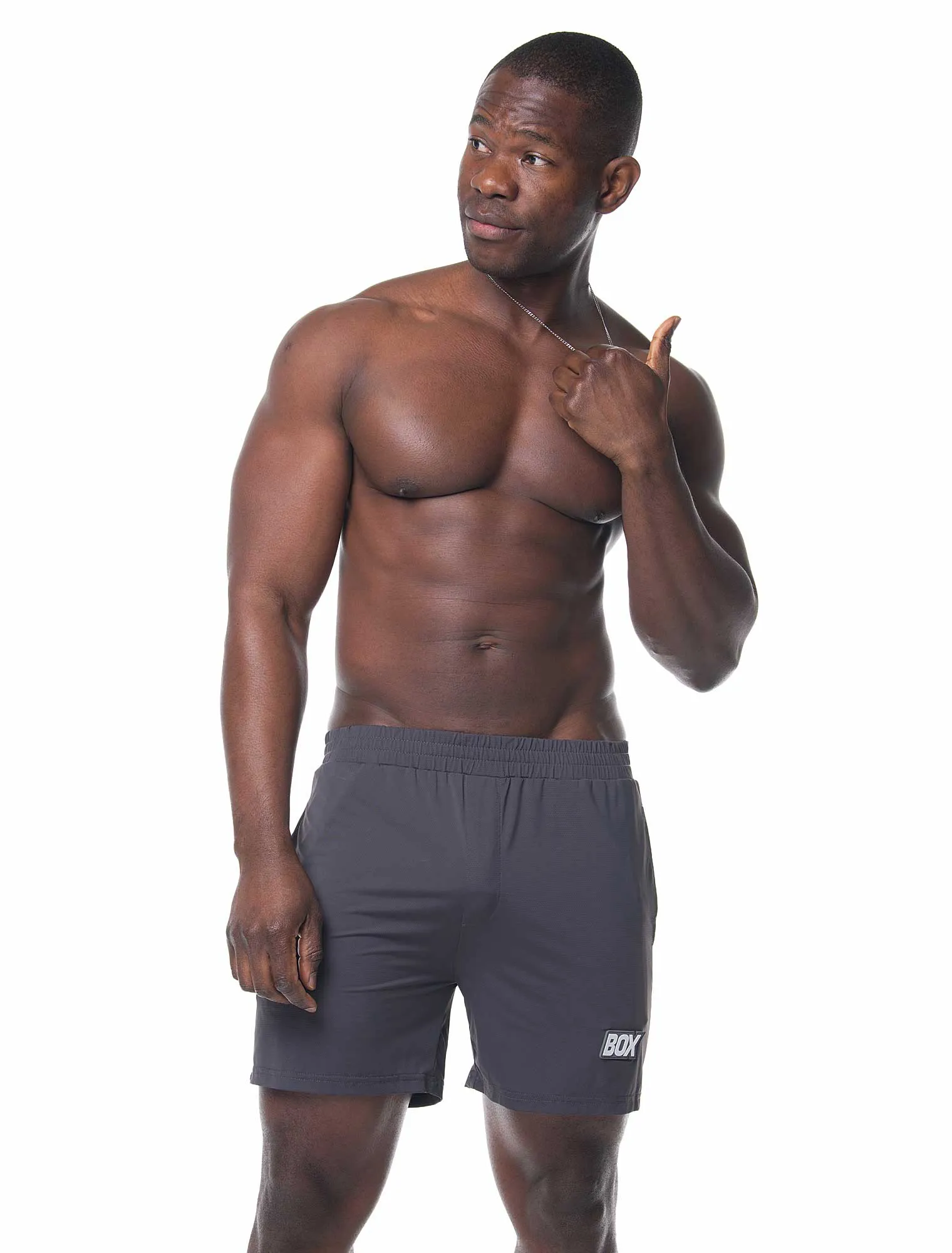 Mesh Football Shorts - Defence Grey